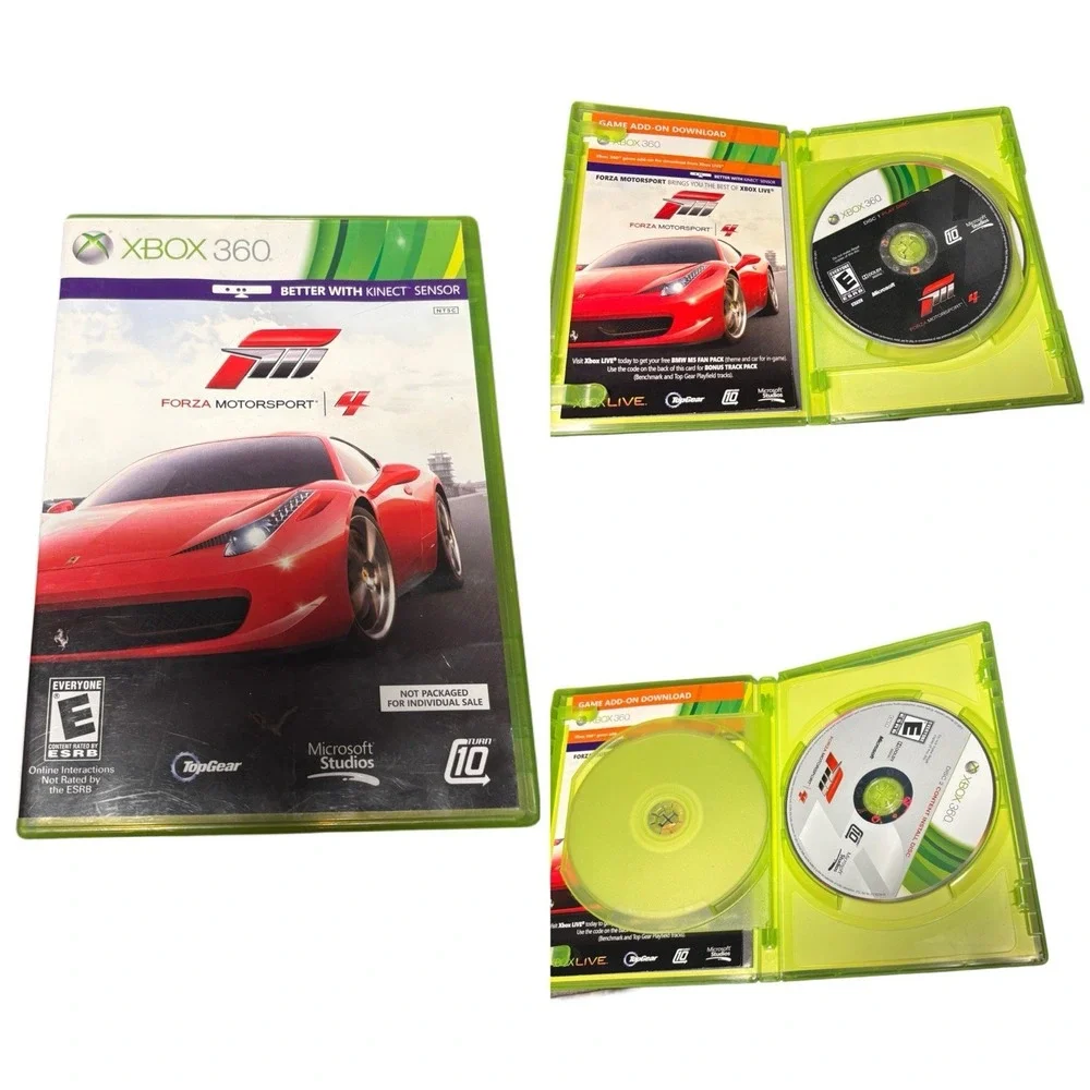 XBOX 360 Video Game Lot, Madden Forza Grand Theft Auto Fallout,‎ See Description